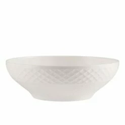 New 😍 Mikasa® Trellis White Vegetable Serve Bowl 🎁