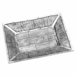 Discount 👍 Wilton Armetale® Wild Wood Large Rectangular Tray 🔔